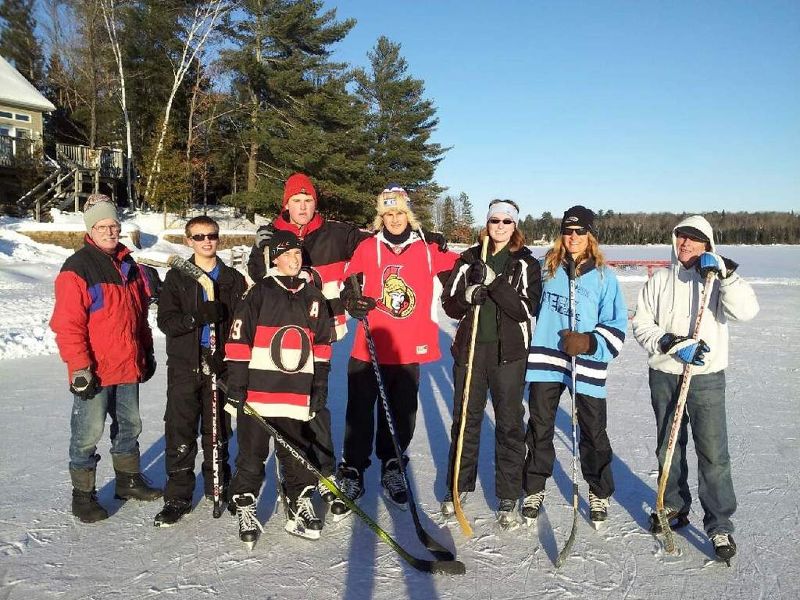 Score from the Benefits of Pond Hockey