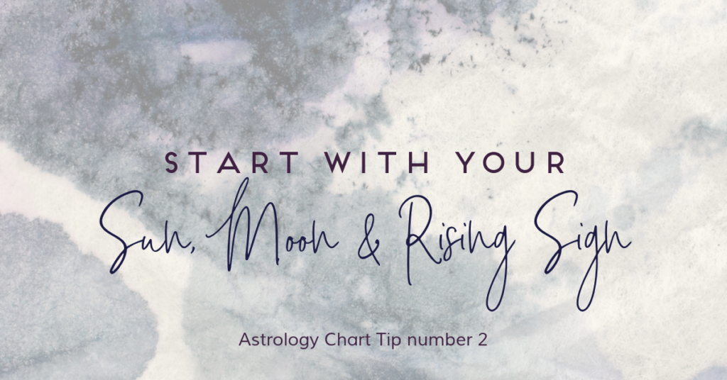 Sun, Moon & Rising Sign